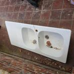 Dubbele wasbak, lavabo keuken, Ophalen, Gebruikt