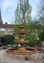 Oud roest look fontein met rand, Tuin en Terras, Waterpartijen en Fonteinen, Nieuw, Beton, Ophalen of Verzenden, Fontein