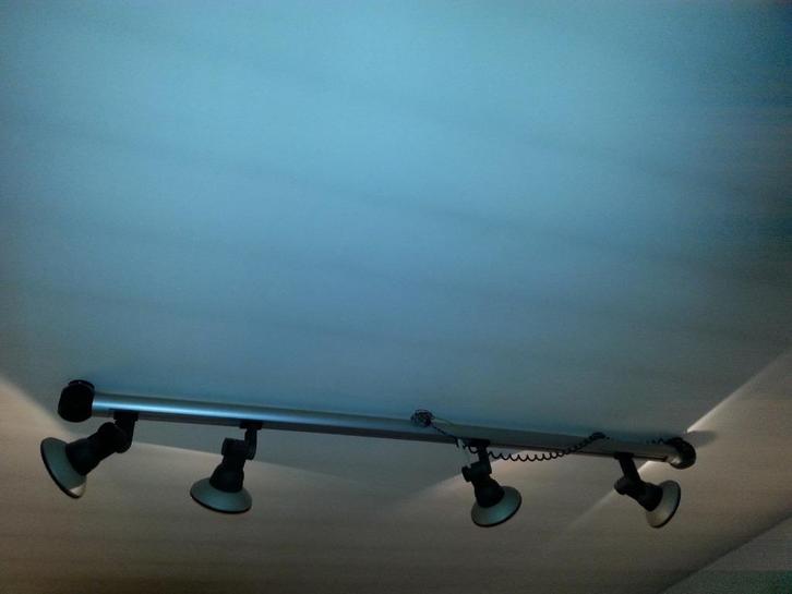 Plafondspots, Huis en Inrichting, Lampen | Spots, Gebruikt, Plafondspot of Wandspot, Metaal of Aluminium, Ophalen