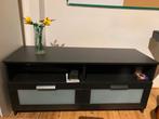 Zwart tv meubel ikea, Huis en Inrichting, Ophalen, Zo goed als nieuw, Modern