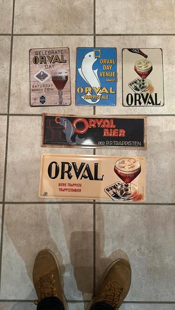 Orval reclame borden, Enlèvement, Comme neuf
