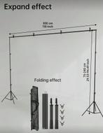 Achtergrondsysteem + 1 doek, Enlèvement, Comme neuf, Arrière-plan