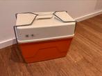 Oranje vintage koelbox, Zo goed als nieuw, Koelbox
