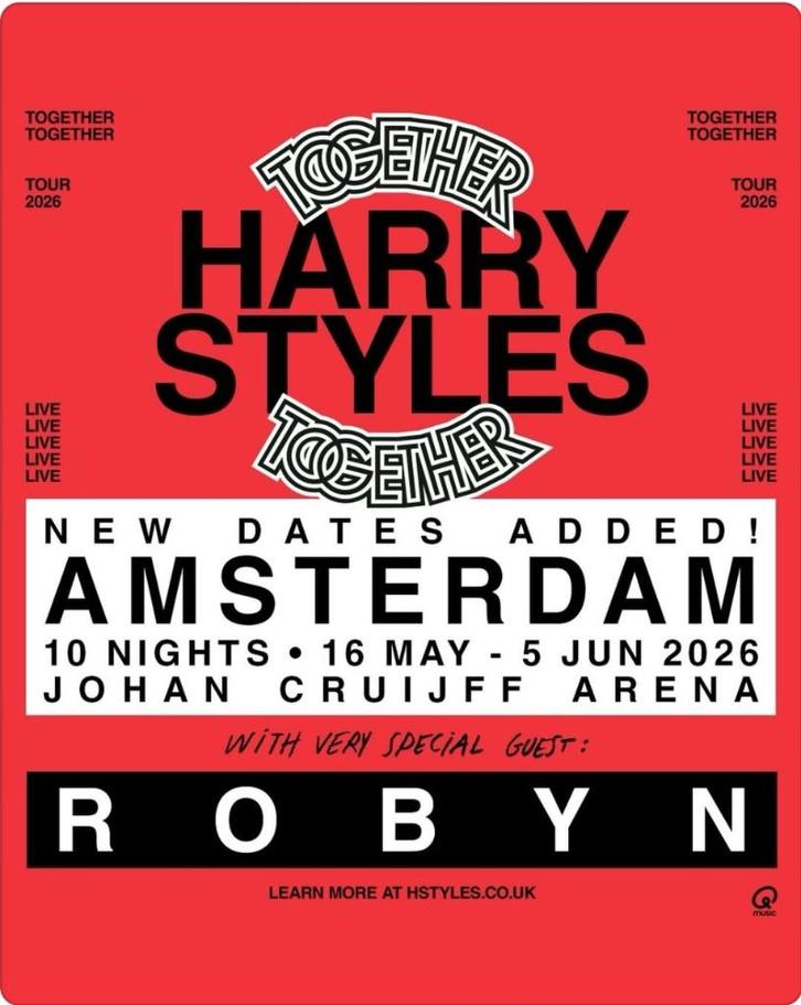 Siège arrière Harry Styles GA, Tickets & Billets, Concerts | Pop, Une personne, Mai