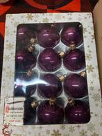 12 aubergine kerstballen, Ophalen, Gebruikt