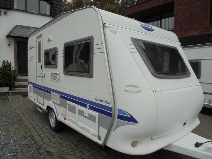 Hobby de Luxe Easy 400,6/2005,4 slp,lichtgewicht,voortent, Caravans en Kamperen, Caravans, Particulier, tot en met 4, 750 - 1000 kg