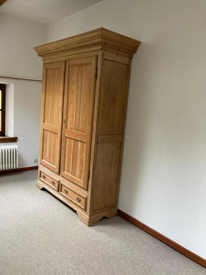 Vintage kleerkast, Huis en Inrichting, Kasten | Buffetkasten, Gebruikt, 200 cm of meer, 150 tot 200 cm, 50 tot 75 cm, Met lade(s)