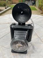 Vintage decoratieve klok , fototoestel., Antiek en Kunst, Ophalen