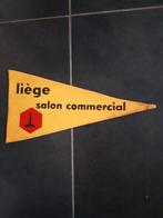 Vintage fietsvlagje Liège Salon Commercial, Ophalen of Verzenden, Gebruikt