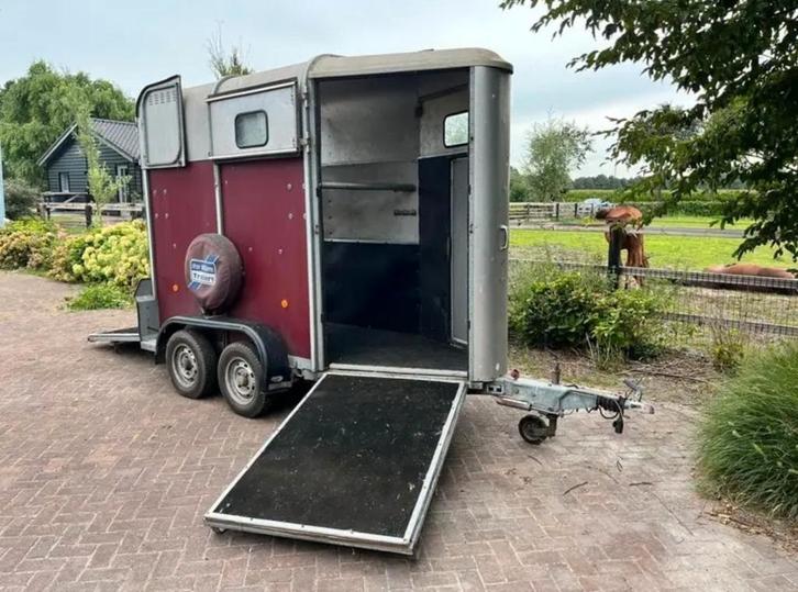 1,5 paards ifor williams trailer, Dieren en Toebehoren, Paarden en Pony's | Trailers en Aanhangwagens, Gebruikt, 1½-paards trailer