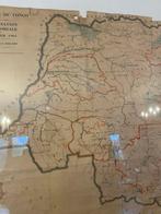 Vintage Kaart Republique Du Congo, Ophalen