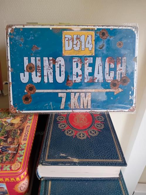 Juno beach D-day 20 op 30 cm, Maison & Meubles, Accessoires pour la Maison | Tableaux à écrire & Proverbes, Neuf, Enlèvement ou Envoi