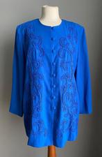 Kobaltblauwe jas maat 44, Envoi, Comme neuf, Taille 42/44 (L), Bleu