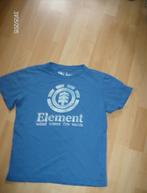 T-shirt blauw merk element - maat 10 jaar, Element, Chemise ou À manches longues, Utilisé, Garçon