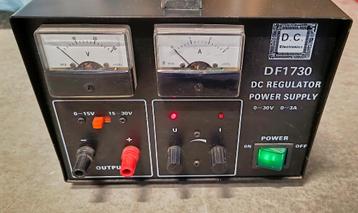 alimentation régulée DC Electronics DF1730, 0-30V/0-3A