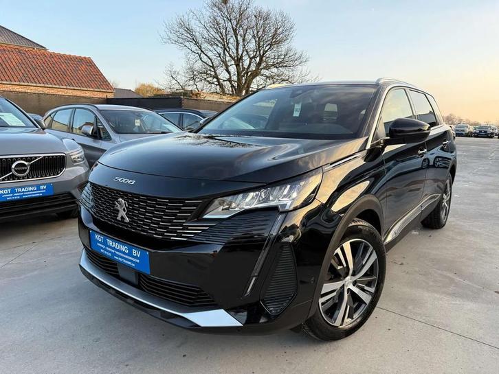 Peugeot 5008 1.2i 130PK AUTOMAAT 7 ZIT FULL LED NAVI ZWART L, Auto's, Peugeot, Bedrijf, Te koop, ABS, Achteruitrijcamera, Airbags