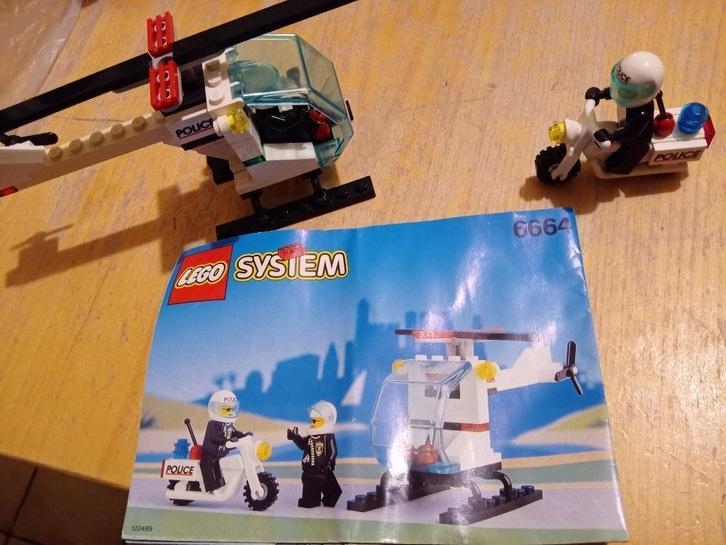 Politie Lego 6664 Chopper Cops, Kinderen en Baby's, Speelgoed | Duplo en Lego, Gebruikt, Lego, Complete set, Ophalen of Verzenden