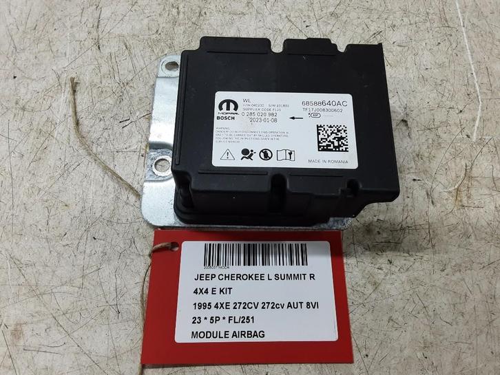COMPUTER AIRBAG Jeep Grand Cherokee L (WL) (68588640AC), Auto-onderdelen, Elektronica en Kabels, Jeep, Gebruikt