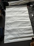 3 stores bateaux blanc motif relief fleurs 86 cm, Maison & Meubles, Enlèvement, Comme neuf, Blanc