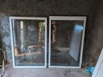 Vast PVC raam dubbele beglazing 106cm x 158cm, Doe-het-zelf en Bouw, Zo goed als nieuw, Ophalen