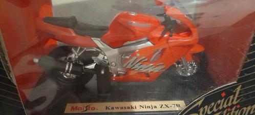 Kawasaki Ninja ZX 7R motorfiets  gereduceerd model  Miniatuu, Hobby en Vrije tijd, Modelauto's | 1:18, Nieuw, Ophalen of Verzenden