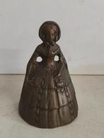 Antieke bronzen tafelbel Victoriaanse dame, Antiek en Kunst, Antiek | Brons en Koper, Ophalen of Verzenden