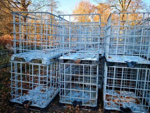 Cages ibc 1.2m2 palettes métal et bois disponible, Doe-het-zelf en Bouw, Containers, Ophalen of Verzenden