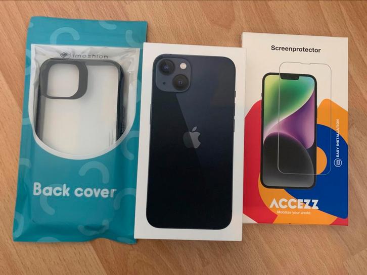 Nieuwe iphone 13 128 gb zwart, Telecommunicatie, Mobiele telefoons | Apple iPhone, Nieuw, 128 GB, Zonder abonnement, Zonder simlock