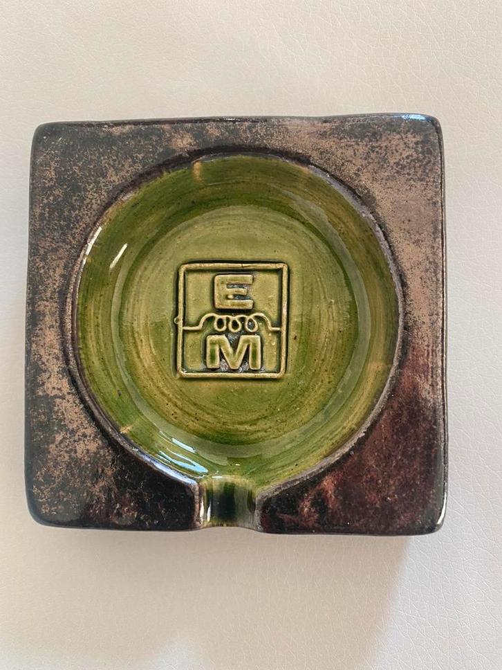 Reclame-asbak keramiek E/M Guerin, Antiek en Kunst, Antiek | Keramiek en Aardewerk, Ophalen of Verzenden