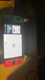 Nintendo switch met spelletjes, Games en Spelcomputers, Ophalen of Verzenden, Zo goed als nieuw