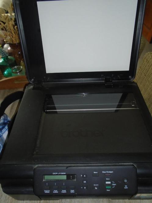 Printer/scanner/kopieermachine Brother DCP-J132W draadloos, Informatique & Logiciels, Imprimantes, Utilisé, Imprimante, Imprimante à jet d'encre