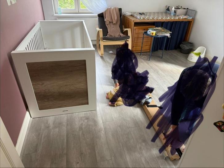 Kidsmill lit bébé évolutif / matelas 70x140 pour 200€, Enfants & Bébés, Chambre d'enfant | Lits, Utilisé, 140 à 160 cm, 70 à 85 cm