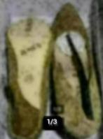 Chaussures escarpins à talon beige/brun 39 NEUVES, Brun, Escarpins, Enlèvement, Neuf