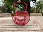 Panier à oeufs en métal plastifié rouge, Maison & Meubles, Accessoires pour la Maison | Plataux & Paniers, Enlèvement