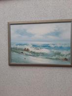 Zeezicht schilderij 70 cm x 100 cm, Antiek en Kunst, Ophalen