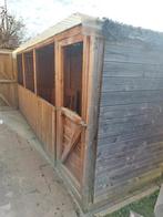 Mooie stevige Volière en vele toebehoren voor vogels., Dieren en Toebehoren, Ophalen, Gebruikt, Hout, Volière