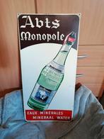 Oud blikken reklamebord Abts Monopole-Stabroek., Ophalen of Verzenden, Gebruikt