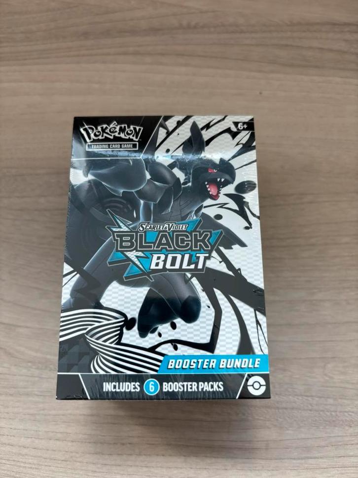 Black Bolt Booster Bundle (6 Packs) Zekrom Scarlet & Violet, Hobby en Vrije tijd, Verzamelkaartspellen | Pokémon, Ophalen of Verzenden