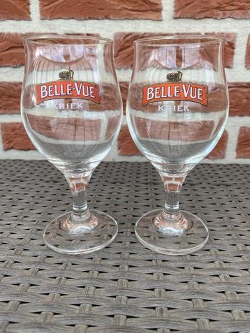 2 Verres à bière KRIEK BELLE-VUE 25 cl, Collections, Enlèvement ou Envoi, Neuf, Verre ou Verres, Autres marques