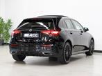 Mercedes-Benz A 250 e AMG Premium Plus Night 19" PANORAMA Bu, Auto's, Mercedes-Benz, Gebruikt, Zwart, 4 cilinders, Alcantara