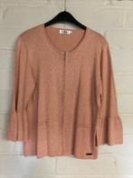 Zalmkleurige met zilver gespikkelde cardigan, Medium, Bellis, Maat 38/40 (M), Overige kleuren, Ophalen of Verzenden, Zo goed als nieuw