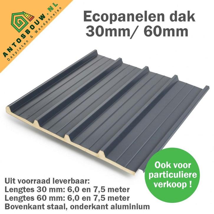 Ecopanelen nieuwe gelegenheidspartij A en B keus, Doe-het-zelf en Bouw, Platen en Panelen, Nieuw, Ophalen
