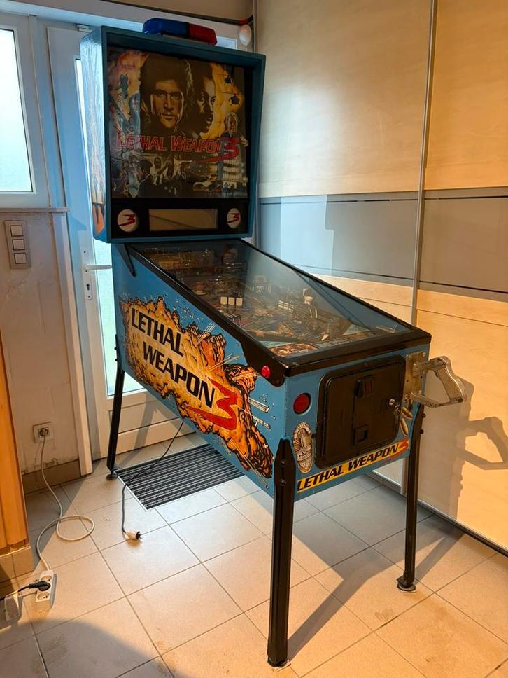 Flipper Lethal Weapon 3 -  Pinball Data East, Verzamelen, Automaten | Flipperkasten, Gebruikt, Elektronisch, Flipperkast, Data East