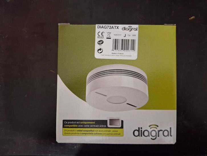 Détecteur de fumée DIAGRAL DIAG72ATX, Doe-het-zelf en Bouw, Alarmsystemen, Nieuw, Overige typen, Rook, Draadloos, Ophalen of Verzenden