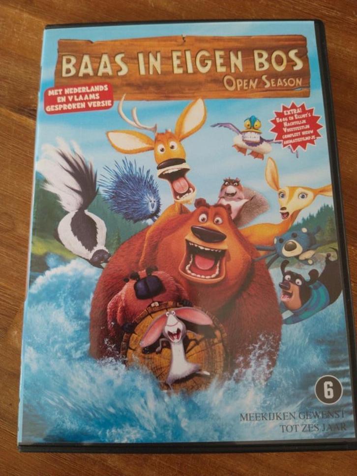 Dvd baas in eigen bos, Cd's en Dvd's, Dvd's | Tekenfilms en Animatie, Zo goed als nieuw, Verzenden