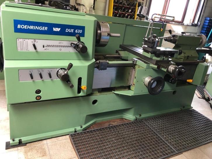 Draaibank VDF Boehringer DUE 630 TOP, Doe-het-zelf en Bouw, Draaibanken, Zo goed als nieuw, Metaaldraaibank, 1000 mm of meer, Ophalen of Verzenden