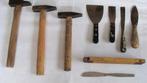 Anciens divers outils solides, lourds, Ophalen of Verzenden