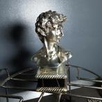 David, metalen sculptuur in goede staat. 15 cm, Ophalen of Verzenden