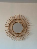 Rotan spiegel rond 58cm, Ophalen, Rond