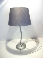 Lampe de table ou lampe de nuit - abat-jour taupe en tissu, Comme neuf, 25 à 50 cm, Autres couleurs, Enlèvement ou Envoi